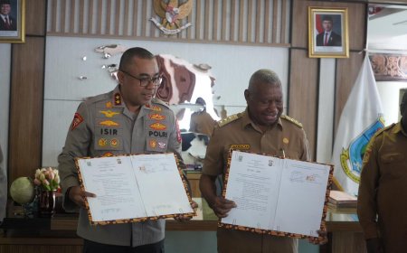 Polda dan Pemprov Papua Barat Sepakati Peningkatan Produktivitas Pertanian