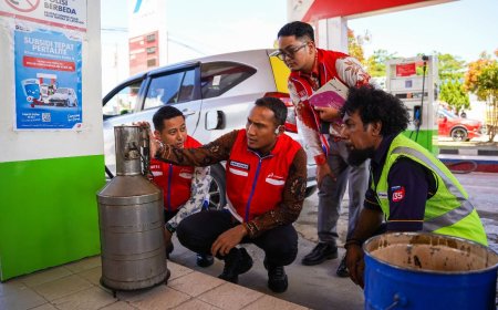 Pertamina Patra Niaga Papua Maluku Cek Langsung Kehandalan Energi di Sorong