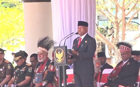Gubernur Sampaikan Capaian Kinerja Pemerintah Pada HUT Provinsi Papua Barat Ke-26
