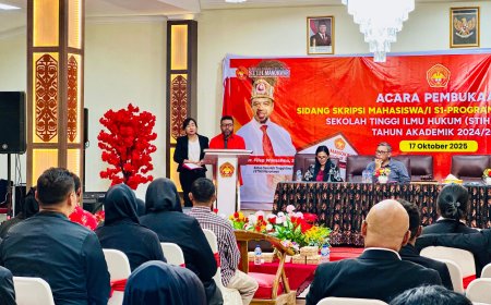 STIH Manokwari Gelar Sidang Skripsi, Mahasiswa Diminta Nikmati Proses Puncak Akademik