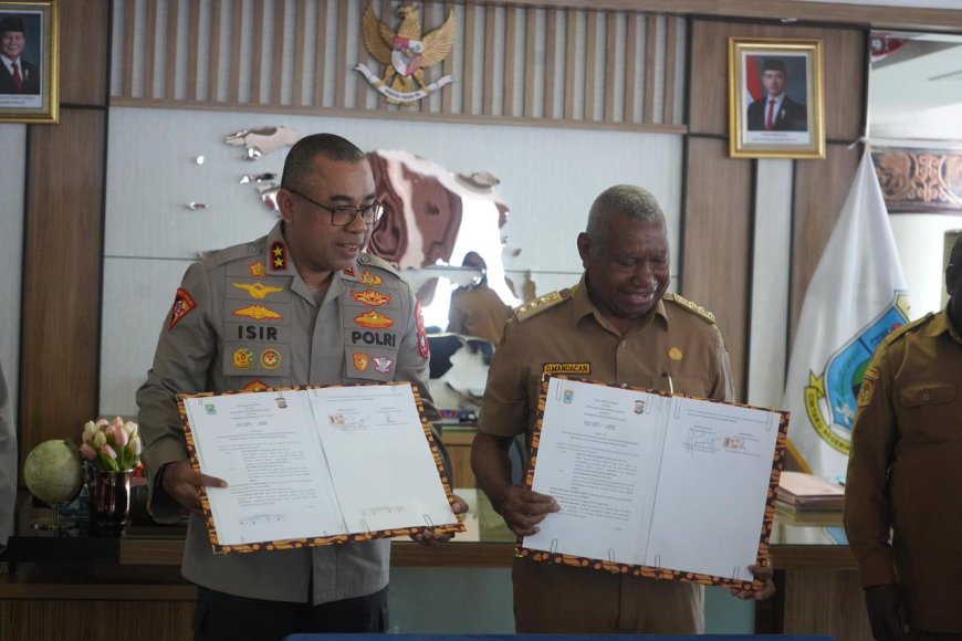 Polda dan Pemprov Papua Barat Sepakati Peningkatan Produktivitas Pertanian