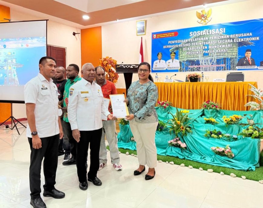 Gubernur Dominggus Buka Sosialisasi Izin Usaha Berbasis Resiko dan Penertiban NIB