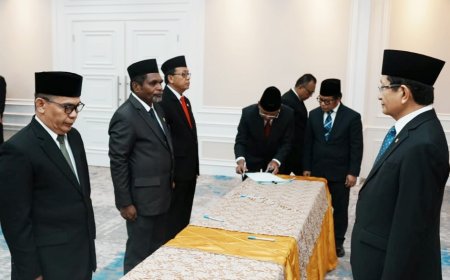 Luksen Jems Mayor Resmi Jabat Direktur Urusan Agama Kristen Kemenag RI