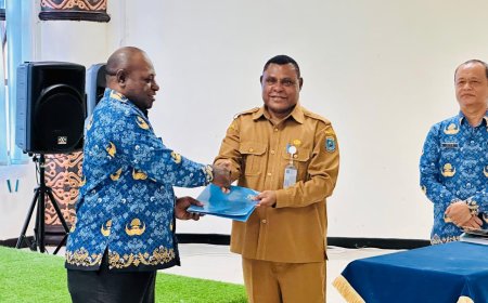 Emban Amanah Baru, Origenes Ijie Resmi Jabat Kepala DKP Papua Barat
