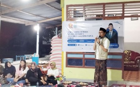 Gapoktan, Pemuda, dan UMKM Sampaikan Aspirasi ke Gilang Pinandito dalam Reses di SP-1 Prafi Mulya