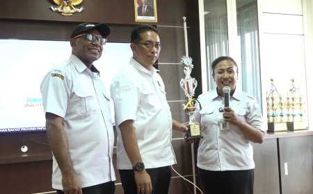 Dinas PUPR Papua Barat Sabet Juara Juru Ukur di Kompetisi Konstruksi Regional 2025