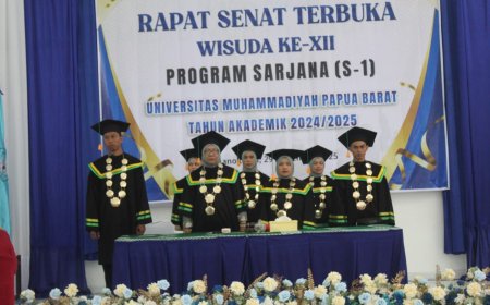 Universitas Muhamadiyah Papua Barat Wisuda 90 Orang