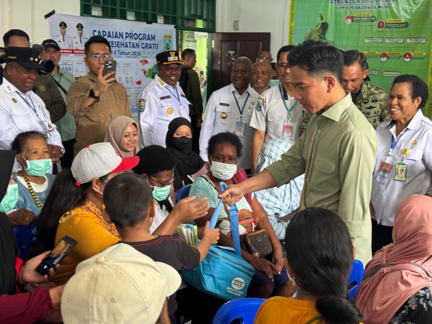 Pastikan Program CKG Berjalan Optimal di Papua Barat, Wapres Kunjungi Puskesmas Wosi