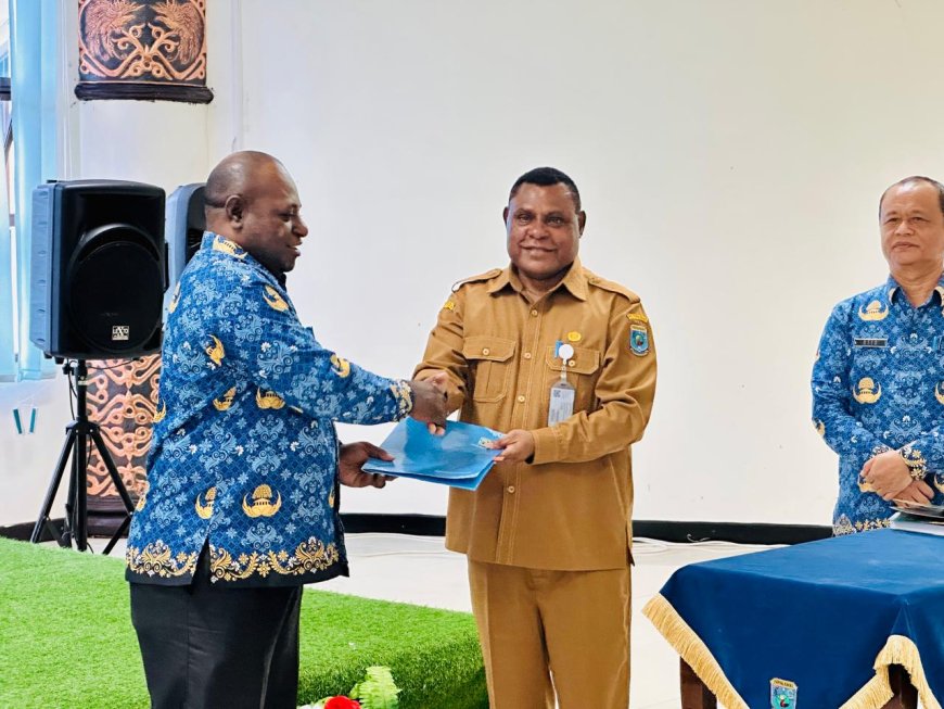 Emban Amanah Baru, Origenes Ijie Resmi Jabat Kepala DKP Papua Barat