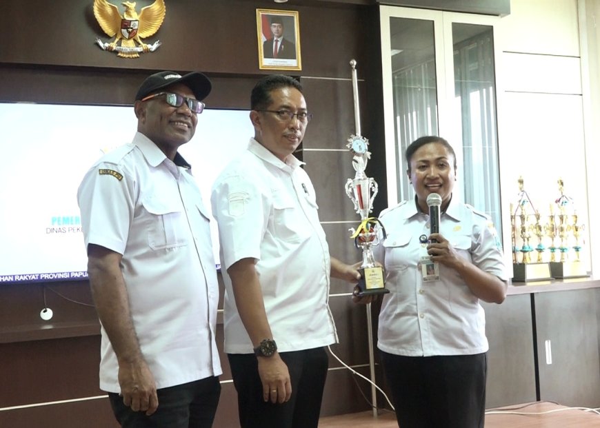 Dinas PUPR Papua Barat Sabet Juara Juru Ukur di Kompetisi Konstruksi Regional 2025
