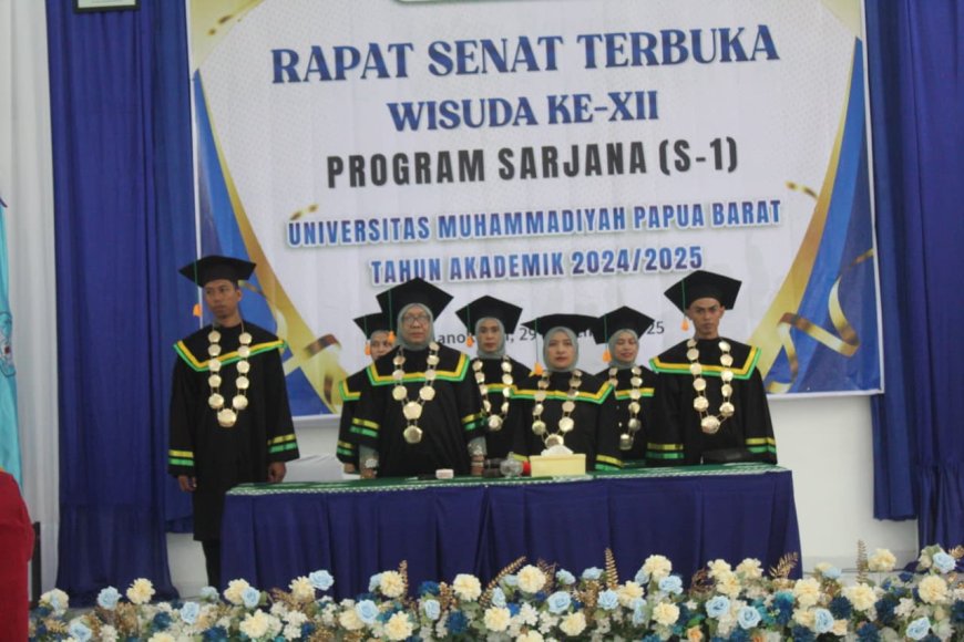 Universitas Muhamadiyah Papua Barat Wisuda 90 Orang
