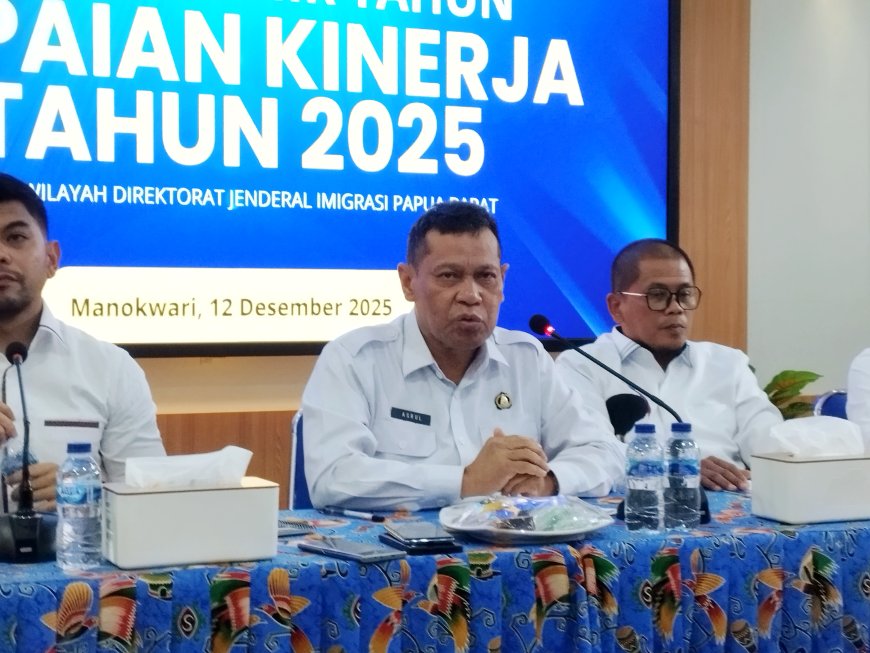 Kanwil Imigrasi Papua Barat Paparkan Capaian Kinerja 2025: PNBP Meningkat, Pengawasan Diperketat
