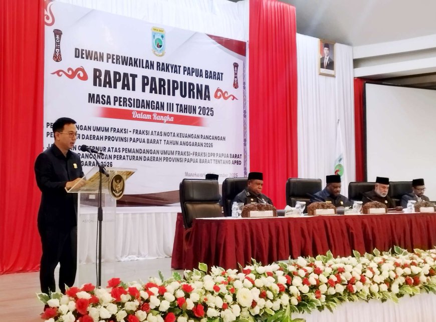 Fraksi Golkar Soroti Konsistensi Tahapan APBD dan Transparansi Anggaran Papua Barat 2026