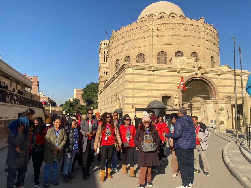 Rombongan Peziarah Papua Barat Kunjungi Situs-Situs Bersejarah di Kairo