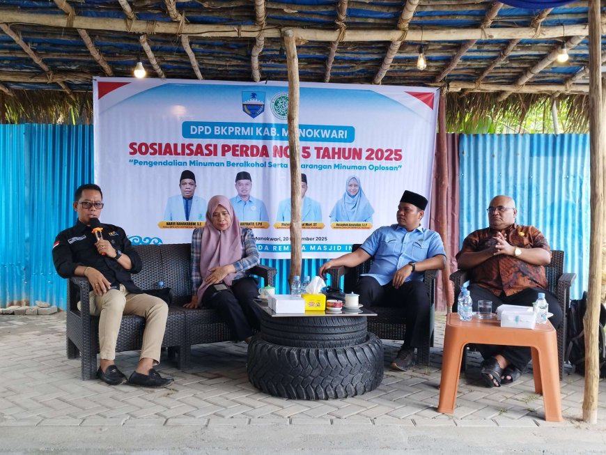 DPD BKPRMI Manokwari Sosialisasikan Perda Pengendalian Miras