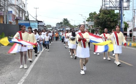 Marching Band SMP YPPK Santo Don Bosco Manokwari Kembali Unjuk Gigi