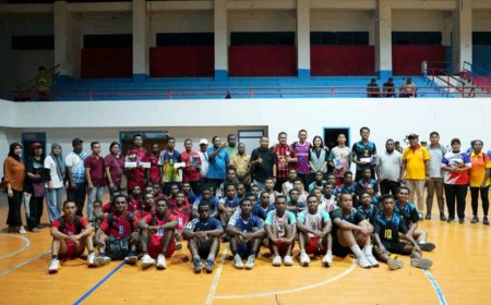 Reses di GOR Sanggeng, Gilang Pinandito Dengar Aspirasi Sekolah Futsal Ganeta Academy