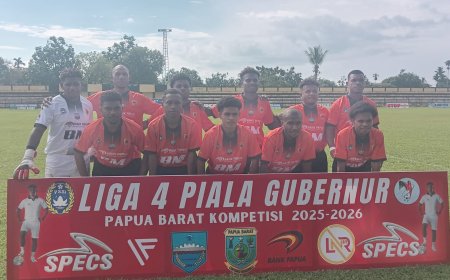 Ransiki FC Menang WO atas Persitelbin di Liga 4 Piala Gubernur Papua Barat