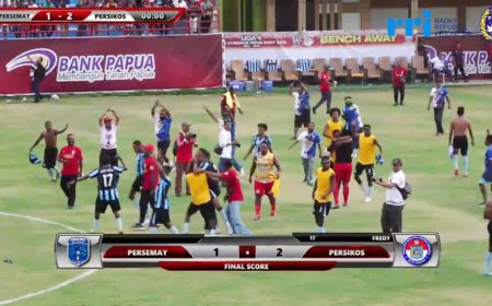 Persikos Kota Sorong Juara Liga 4 Piala Gubernur PBD, Taklukkan Persimay Maybrat 2-1