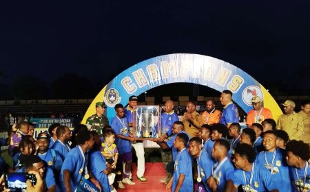 Persipegaf Kembali Juara Liga 4 Papua Barat, Tekuk Ransiki FC 2-0 di Final