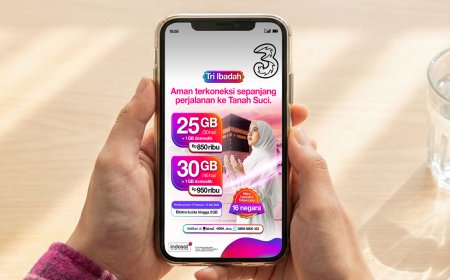 Ke Tanah Suci Biar Fokus Ibadah, Urusan Koneksi Pakai Tri Ibadah