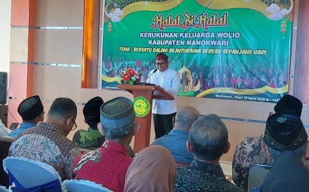 Halal Bihalal Keluarga Wolio, Sekda Papua Barat Ingatkan Pererat Silaturahmi