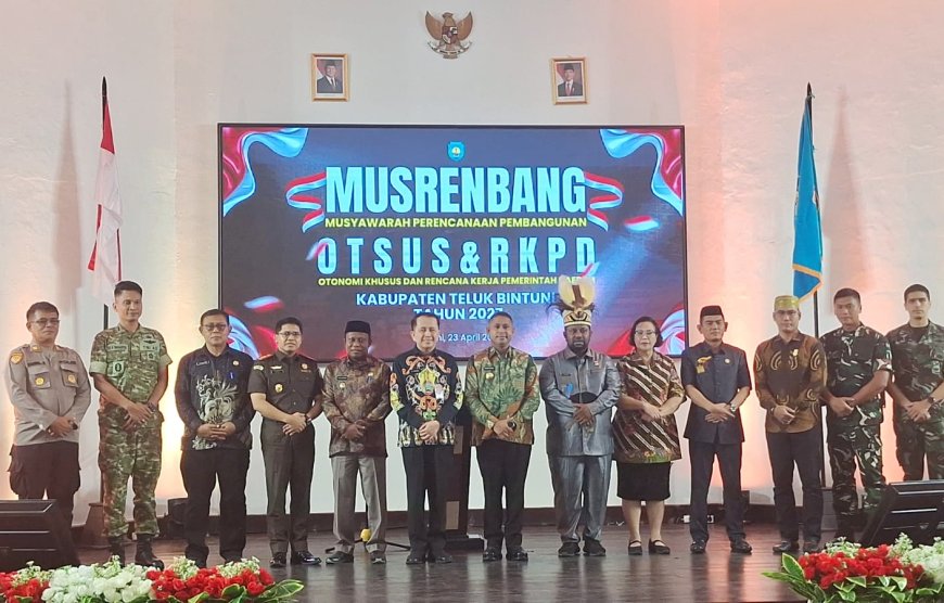 Musrenbang Otsus dan RKPD 2027, Kemendagri Tekankan Sinergi dan Akuntabilitas Keuangan di Teluk Bintuni