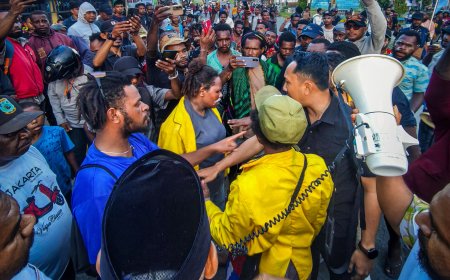 Gubernur Papua Barat Minta Massa Penolak PSN dan Militerisme di Manokwari Sampaikan Aspirasi Lewat Jalur Resmi