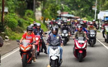 Dominggus Riding Bersama Kodam Kasuari Menuju Batalyon Infantri 761/Warmare