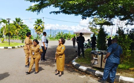 Atas Arahan Sekda, Biro Umum Papua Barat Cek dan Benahi Fasilitas Pos Jaga Kantor Gubernur