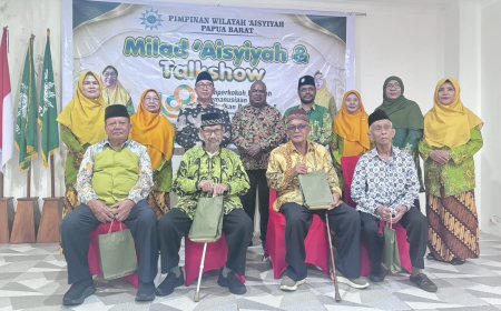 Pimpinan Wilayah ‘Aisyiyah Papua Barat Sukses Gelar Milad ke-109 dan Talkshow Strategis