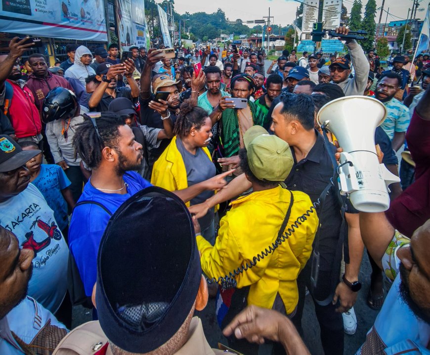Gubernur Papua Barat Minta Massa Penolak PSN dan Militerisme di Manokwari Sampaikan Aspirasi Lewat Jalur Resmi