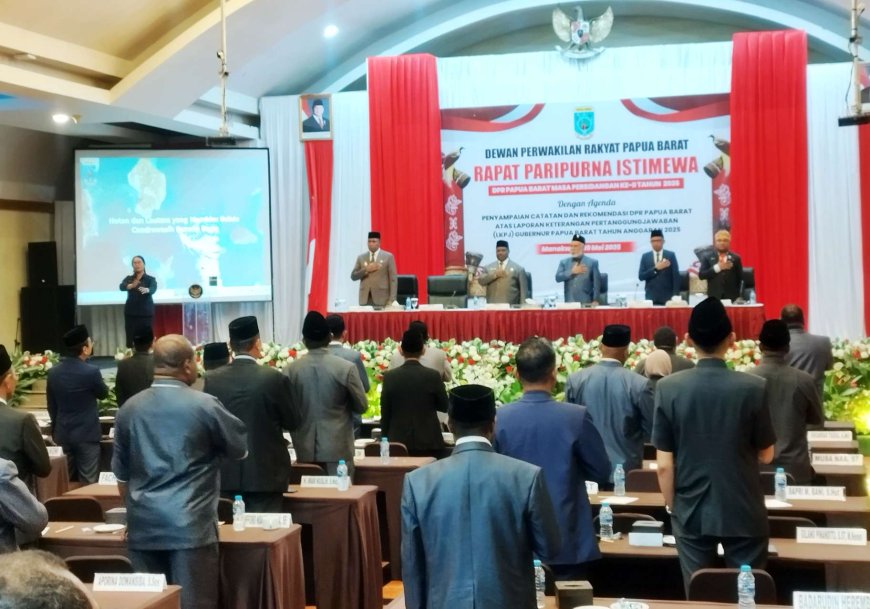 Wagub Papua Barat Pastikan Rekomendasi DPRP Atas LKPJ 2025 Jadi Pedoman Perbaikan Kinerja Pemerintah