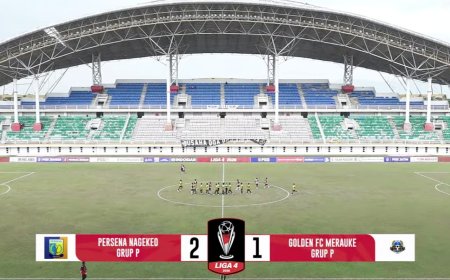 Persena Nagekeo Taklukkan Golden FC Merauke 2-1, Amankan Tiga Poin Penting di Liga 4 Piala Presiden 2026