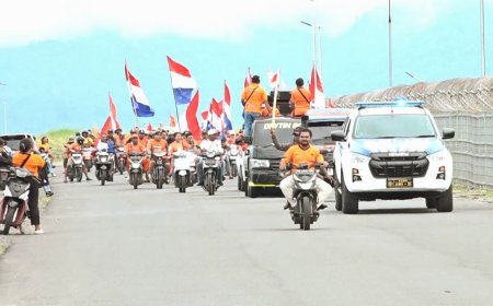 Sambut Piala Dunia 2026, Manokwari Holland Club Gelar Konvoi Oranye
