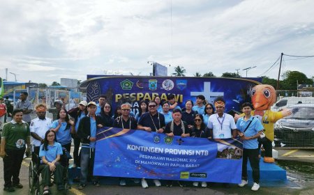 Kontingen NTB Bidik Enam Medali Emas di Pesparawi Nasional XIV Manokwari