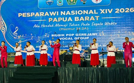 Papua Kenalkan Budaya Biak Lewat Vokal Grup Pesparawi Nasional XIV