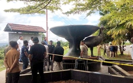 Kasus Pencurian 2 Patung Kasuari di Kantor Gubernur Papua Barat Diselesaikan Damai Lewat RJ