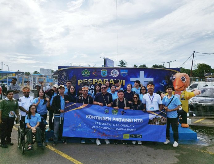 Kontingen NTB Bidik Enam Medali Emas di Pesparawi Nasional XIV Manokwari