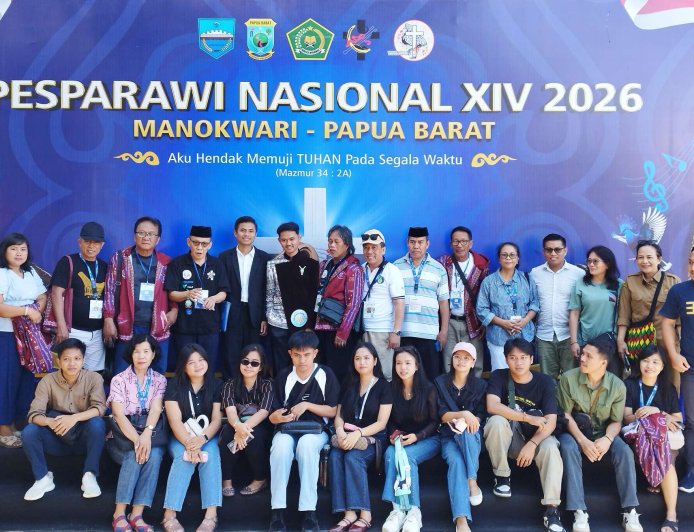 Kontingen Sulawesi Selatan Ikuti 9 Kategori Pesparawi XIV, Fokus ke Pelayanan