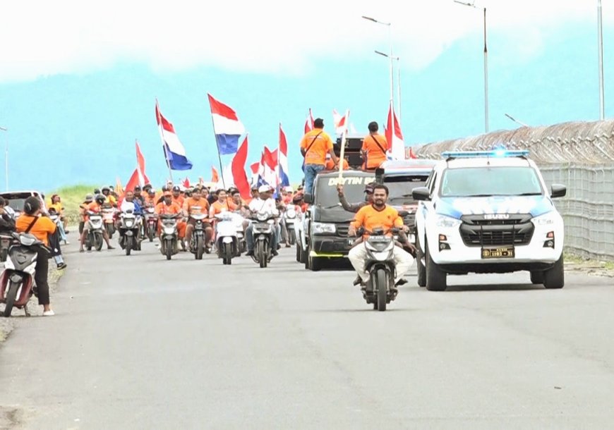 Sambut Piala Dunia 2026, Manokwari Holland Club Gelar Konvoi Oranye