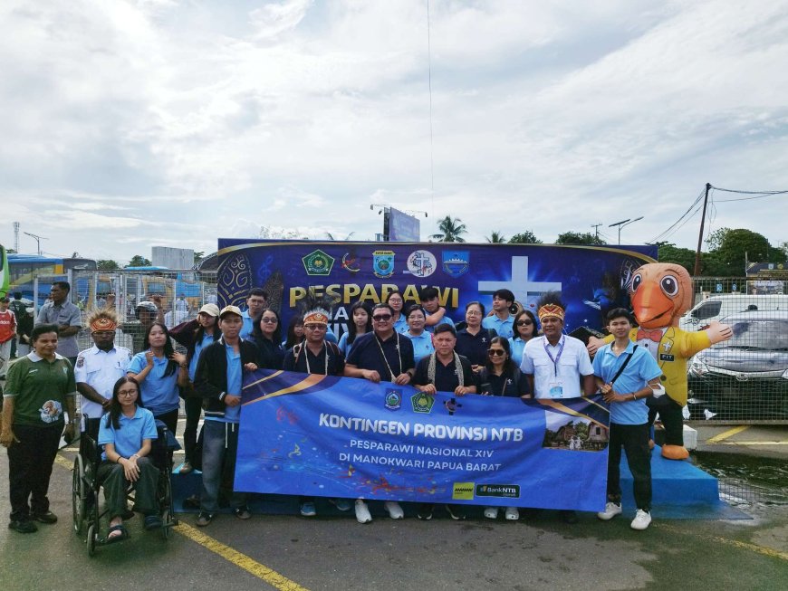 Kontingen NTB Bidik Enam Medali Emas di Pesparawi Nasional XIV Manokwari