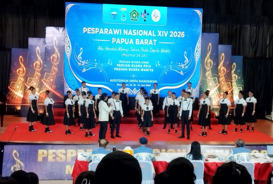 Ketua LPPD Puas Atas Penampilan PSA Papua Barat di Pesparawi Nasional XIV