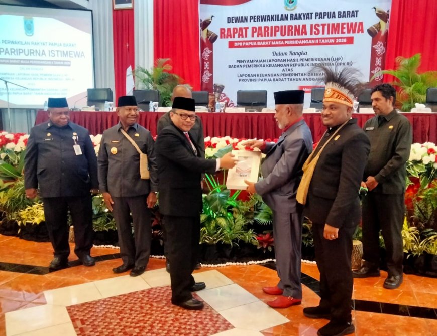 DPR Papua Barat Bentuk Panja Kawal Rekomendasi BPK Meski Pemprov Raih Opini WTP