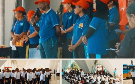 222 Siswa SMANKOR Papua Barat Jalani Masa Basis, Dibina Disiplin dan Karakter Selama Sebulan