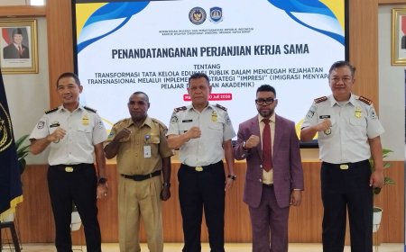 Imigrasi Papua Barat Gandeng Dunia Pendidikan, Perkuat Edukasi Cegah Kejahatan Transnasional