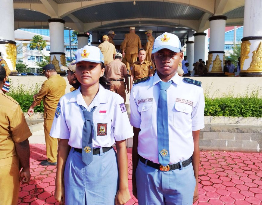 Lolos Seleksi Ketat, Marco dan Hasna Wakili Papua Barat di Paskibraka Nasional