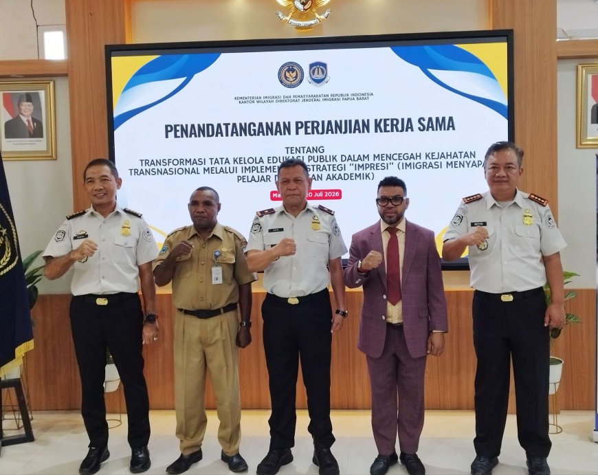Imigrasi Papua Barat Gandeng Dunia Pendidikan, Perkuat Edukasi Cegah Kejahatan Transnasional