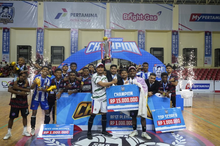 SMAN 2 Jayapura Juarai MyPertamina Futsal Competition 2026, Pertamina Dorong Pengembangan Talenta Muda Papua