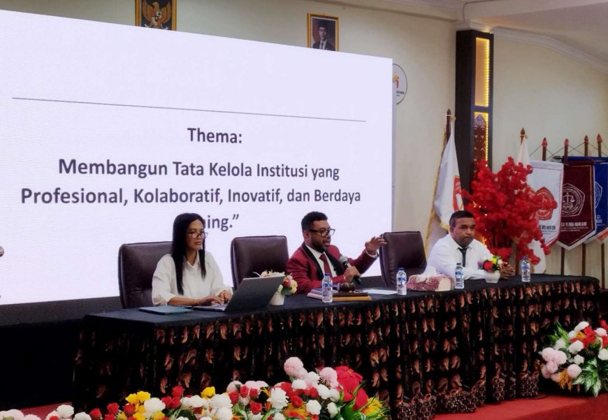 IHTP Papua Gelar Raker Perdana, Dorong Transformasi Kampus Berbasis Riset dan Inovasi